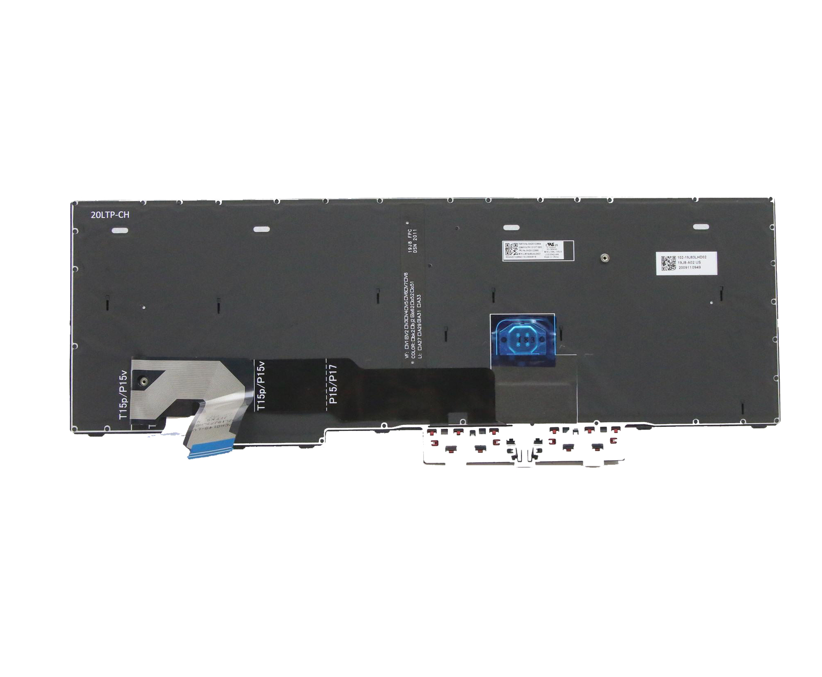 For Lenovo Thinkpad T15p P15v Gen 1 Gen 2 Gen 3 US Keyboard Backlit 5N20X22916