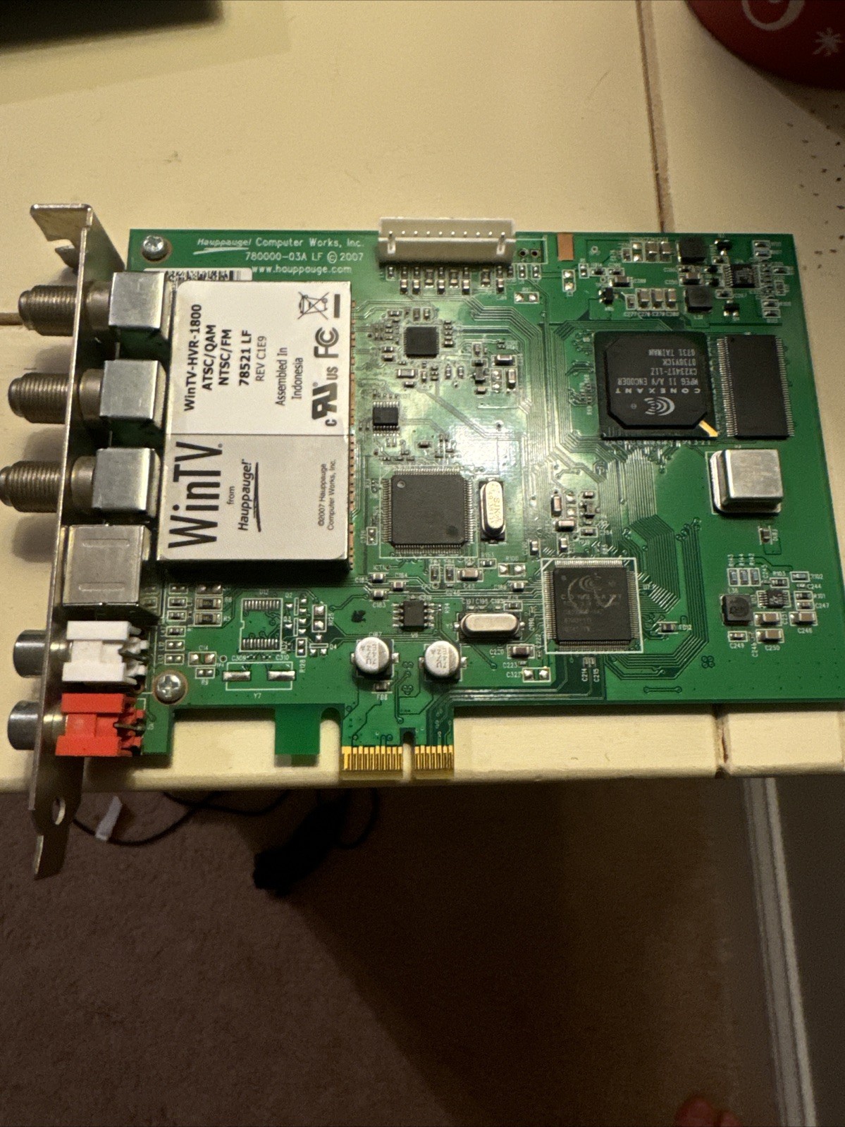 Hauppauge WinTV HVR-1800 PCI TV/FM Tuner – Digital/Analog TV capable