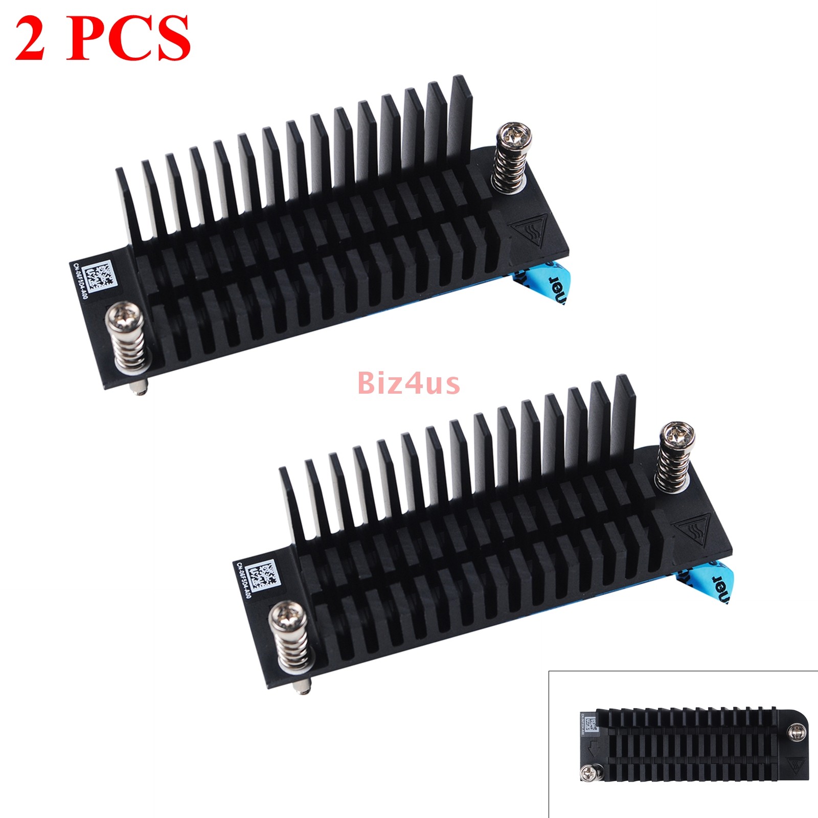 2x For Dell Alienware Aurora R15 R16 XPS 8960 VR VRM Heatsink 06F5D4 6F5D4 New