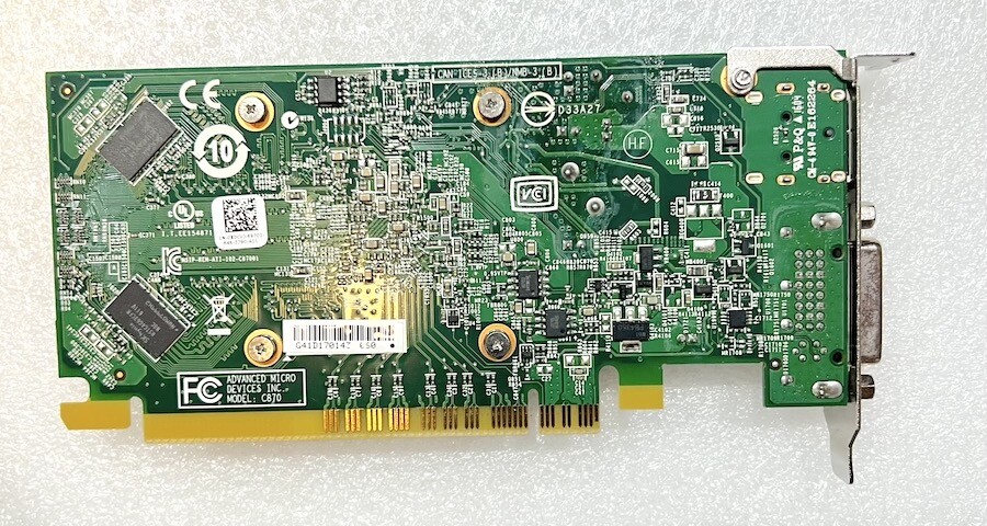 Dell Radeon R5 340x 2GB GDDR3 Low Profile PCIe Video Card Graphics 0X0CV3 X0CV3