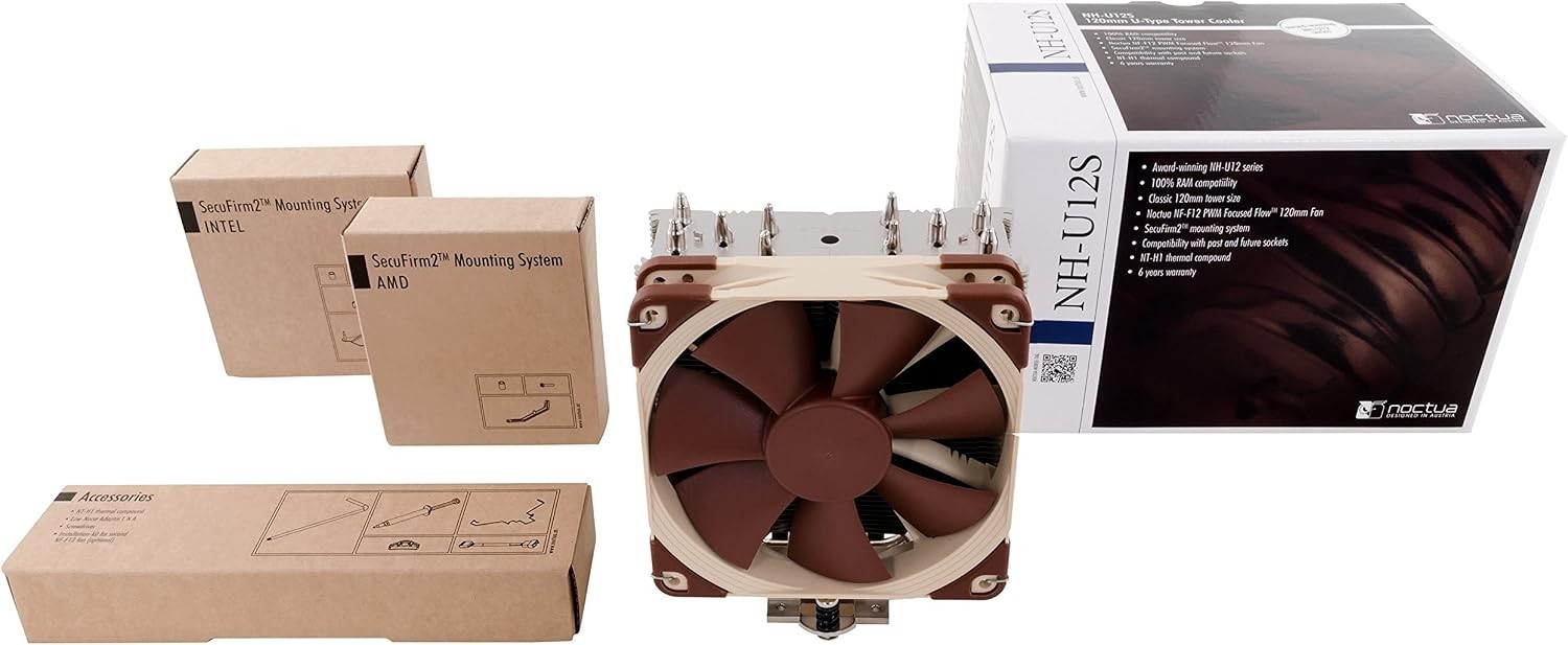 Efficient CPU Cooler with 6-