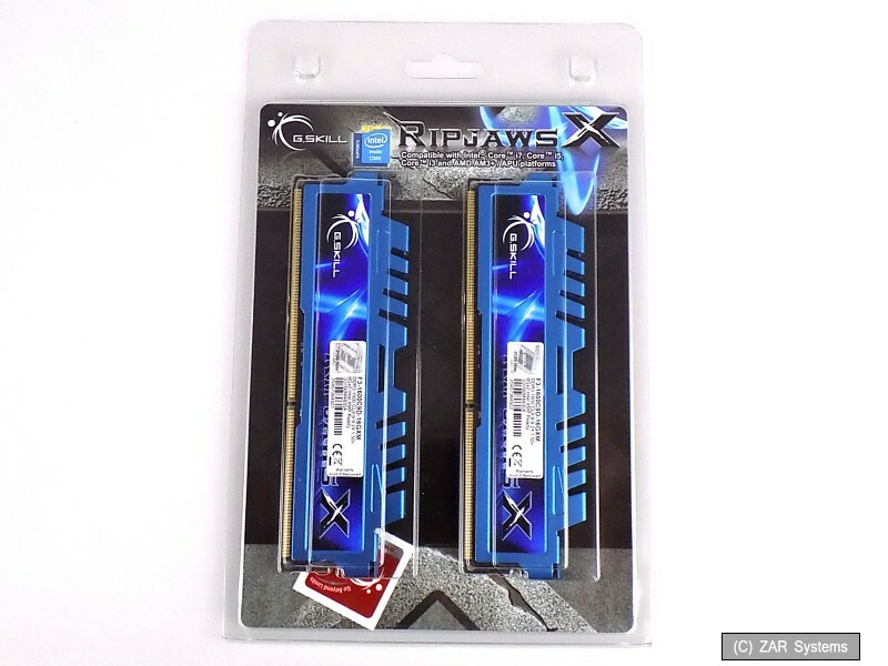 G.Skill RipjawsX 16GB (2x 8GB) DDR3 XMP 1600Mhz CL9-9-9 RAM PC3-12800 1.5 Volt