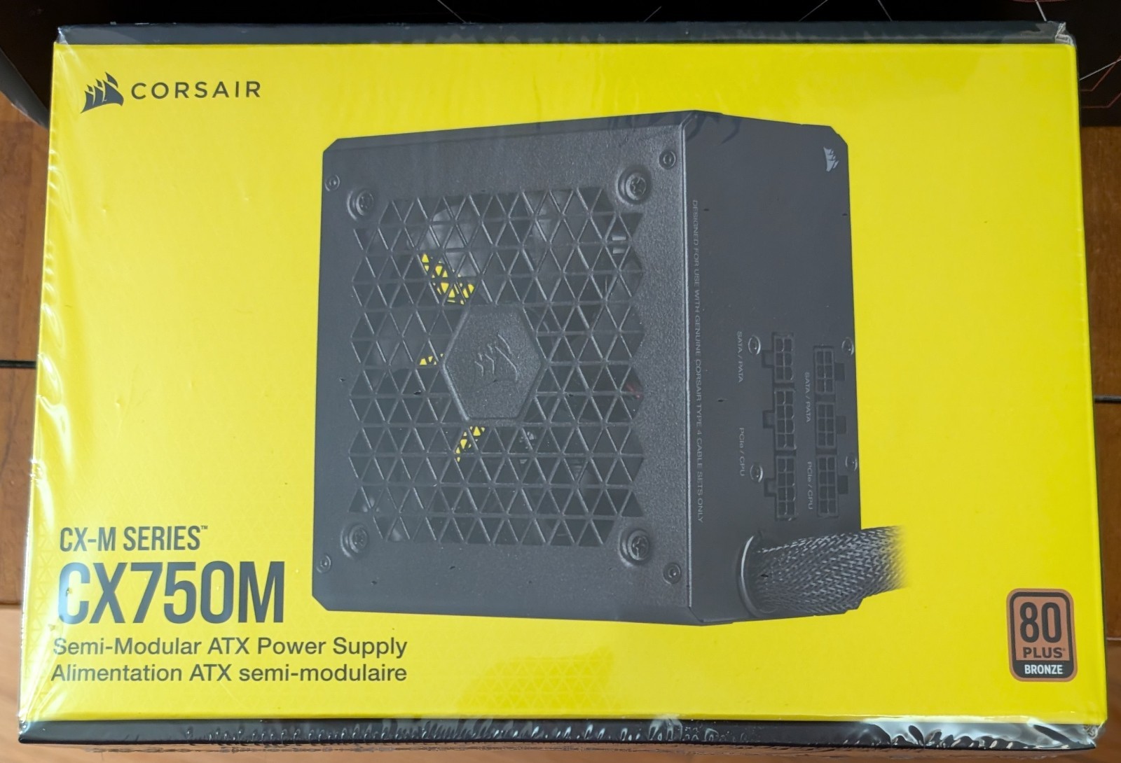CORSAIR CX-M CX750M 750 W ATX 80 PLUS BRONZE Certified Semi-Modular Power Supply