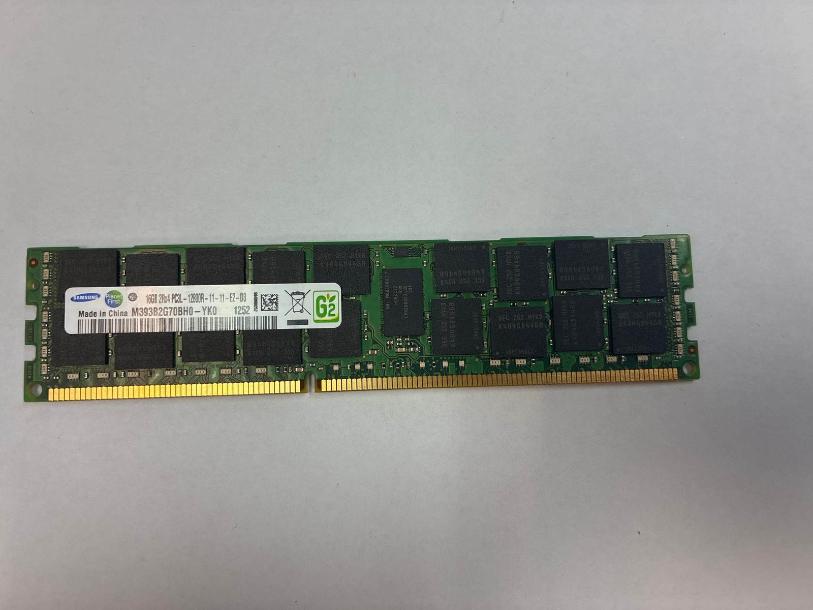 🔥 Samsung M393B2G70BH0-YK0 16GB DDR3L PC3L-12800R ECC Registered Server RAM