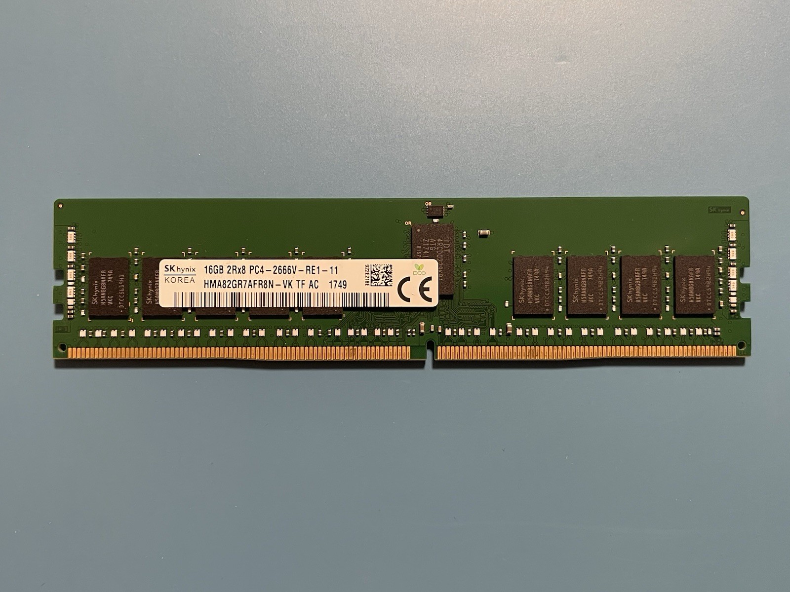 SK hynix 16GB HMA82GR7AFR8N-VK DDR4 RAM PC4-2666V ECC Registered 288-Pin RDIMM
