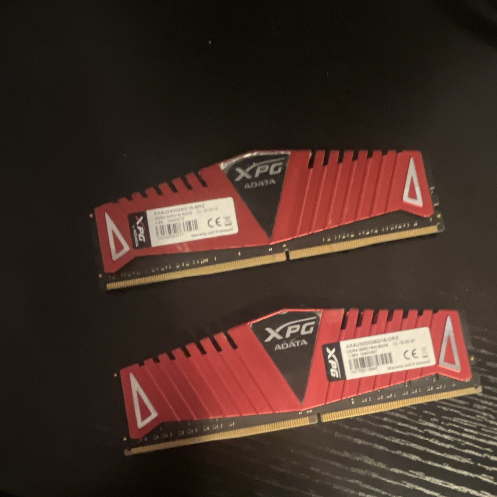 ADATA XPG 16GB (2x8GB) RAM DDR4 2400MHz AX4U240038G16-BRZ Previously used.
