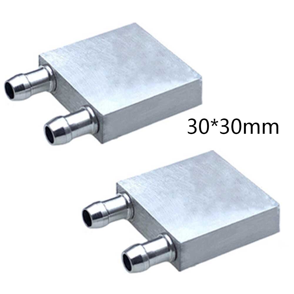 30*30mm Aluminum Water Liquid Cooler Block Heatsink For Computer CPU Radiator