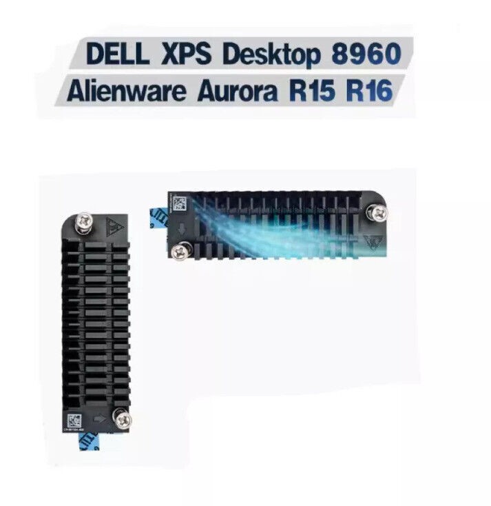 2x For Dell Alienware Aurora R15 R16 XPS 8960 VR VRM Heatsink 06F5D4 6F5D4 New