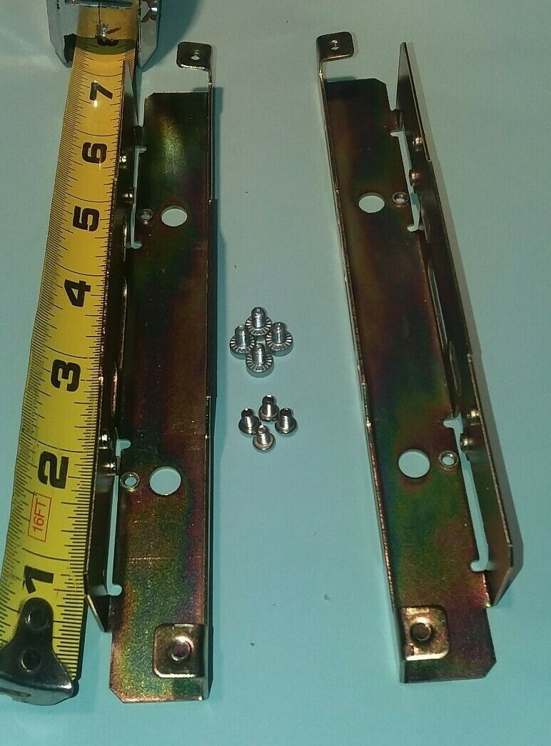 3.5inch HDD mounting Kit to 5.25inch Bay Metal Adapter/Bracket 7″long w/ screws