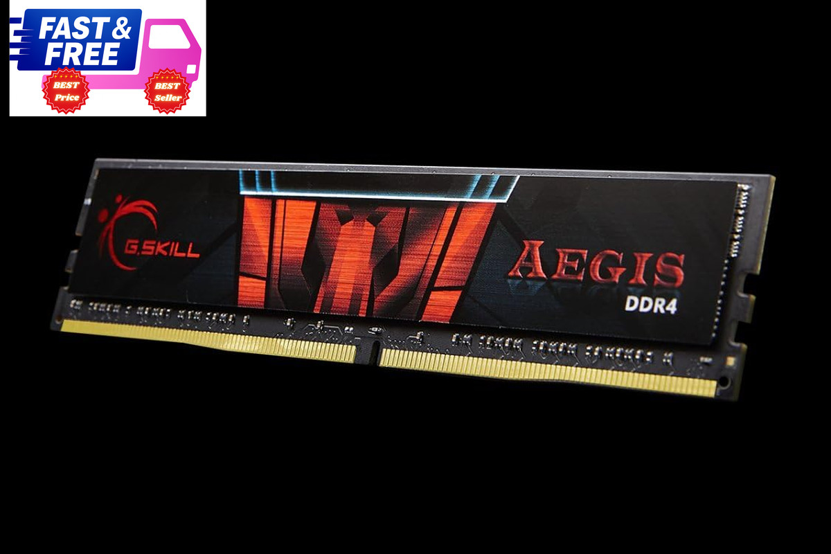 AEGIS DDR4 16GB (2x8GB) 3000MHz CL16 Desktop RAM Intel/AMD U-DIMM