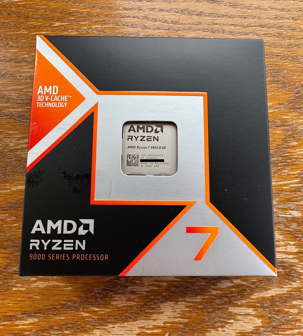 AMD Ryzen 7 9850X3D – Ryzen 7 9000 Series 8-Core 5.6GHz – Socket AM5 120W – AMD