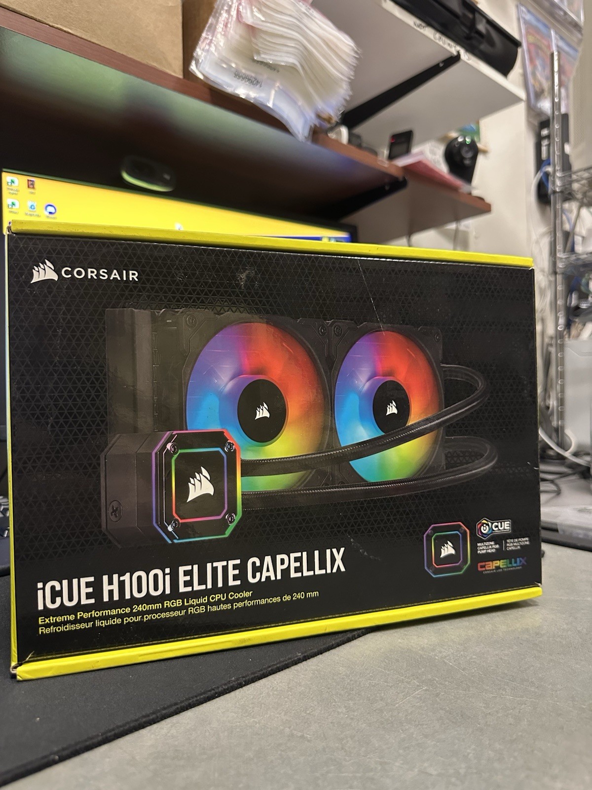 CORSAIR iCUE H100i ELITE CAPELLIX Liquid CPU Cooler