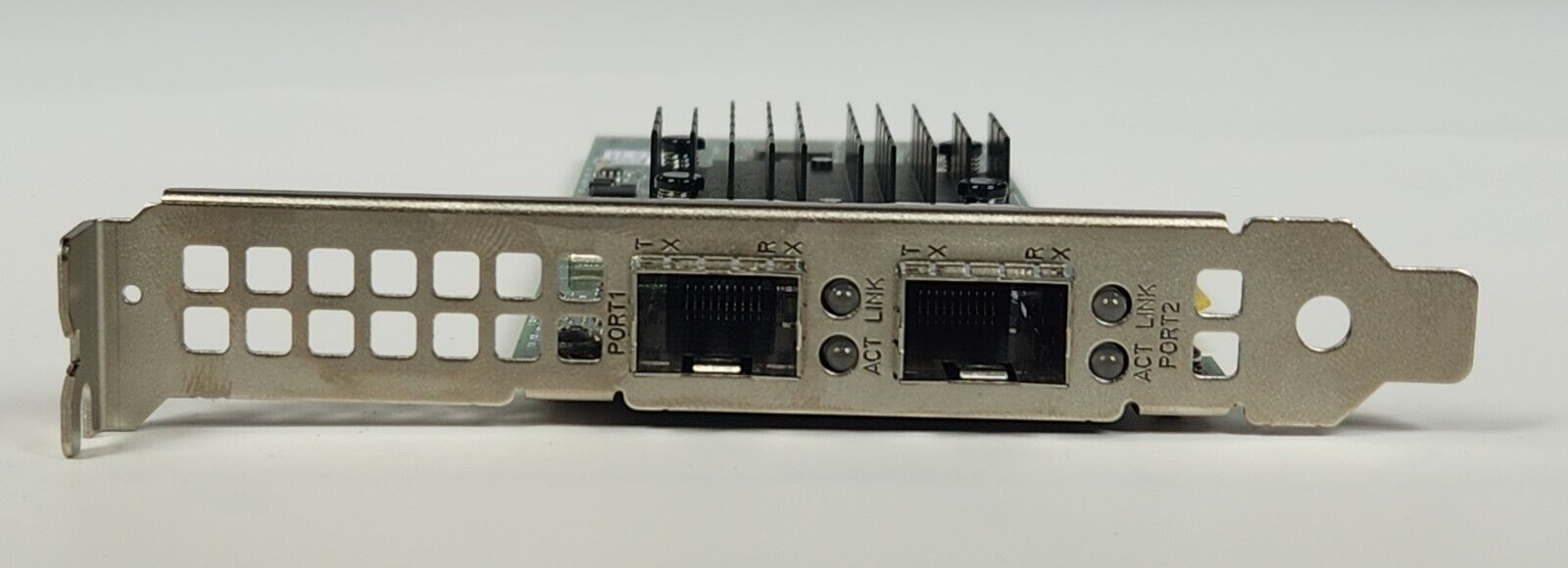 Dell Broadcom 57414 BCM957414 Dual Port/2x 25GbE SFP28 NIC CX94X +Transceivers