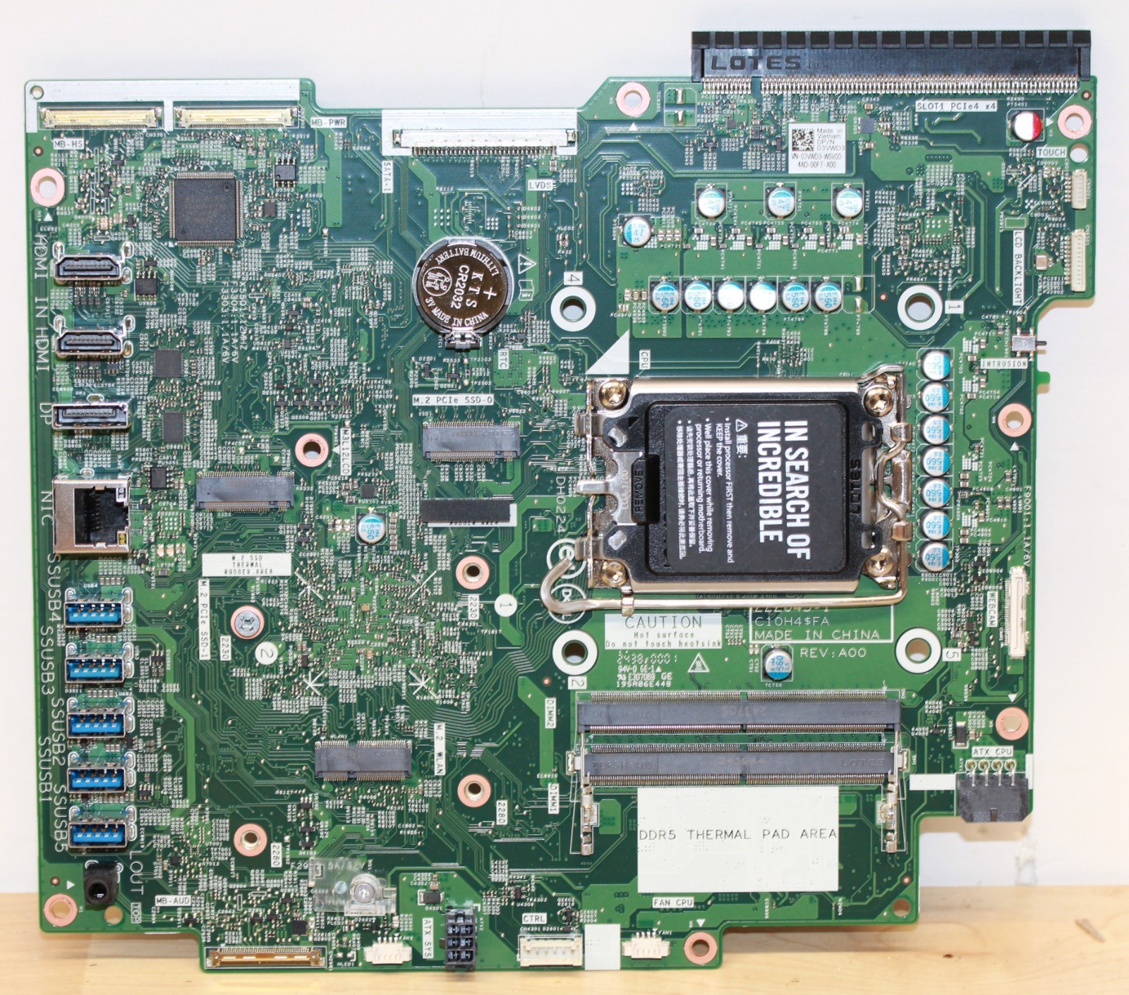 OptiPlex 7420 All-in-one Motherboard Dell 3VWD3 with daughterboards