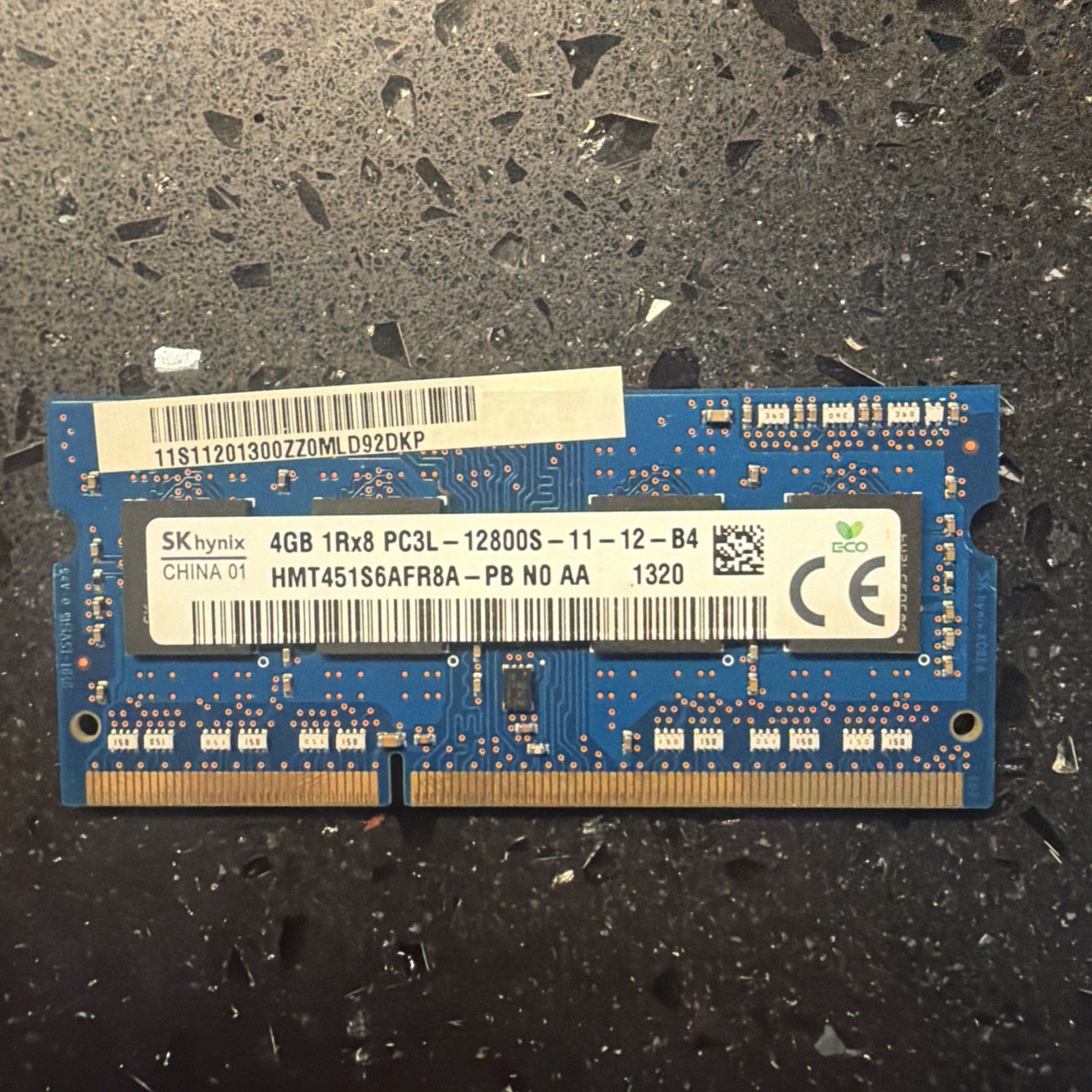 SK HYNIX HMT451S6BFR8A-PB N0 AA, 4GB PC3L DDR3 SODIMM PC3-12800s 1600MHz