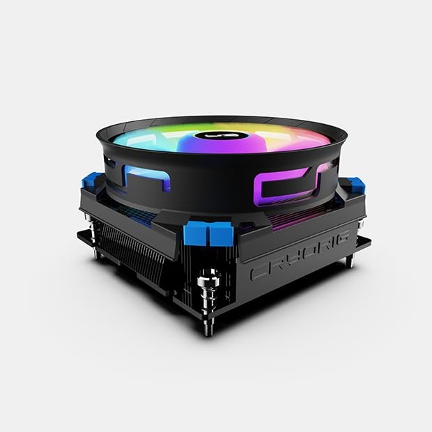 C5 Vapor Chamber Low Profile CPU Cooler – Aluminum Fin Stack – Compact SFF Co…