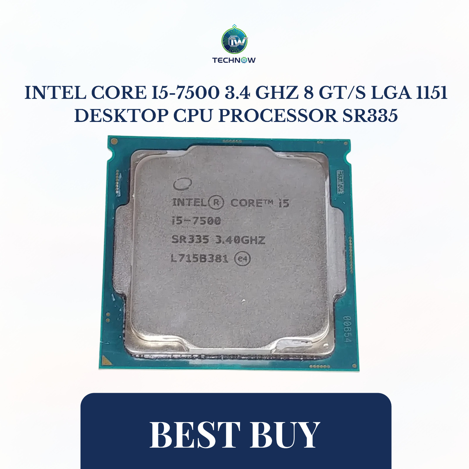 Intel Core i5-7500 3.4 GHz 8 GT/s LGA 1151 Desktop CPU Processor SR335