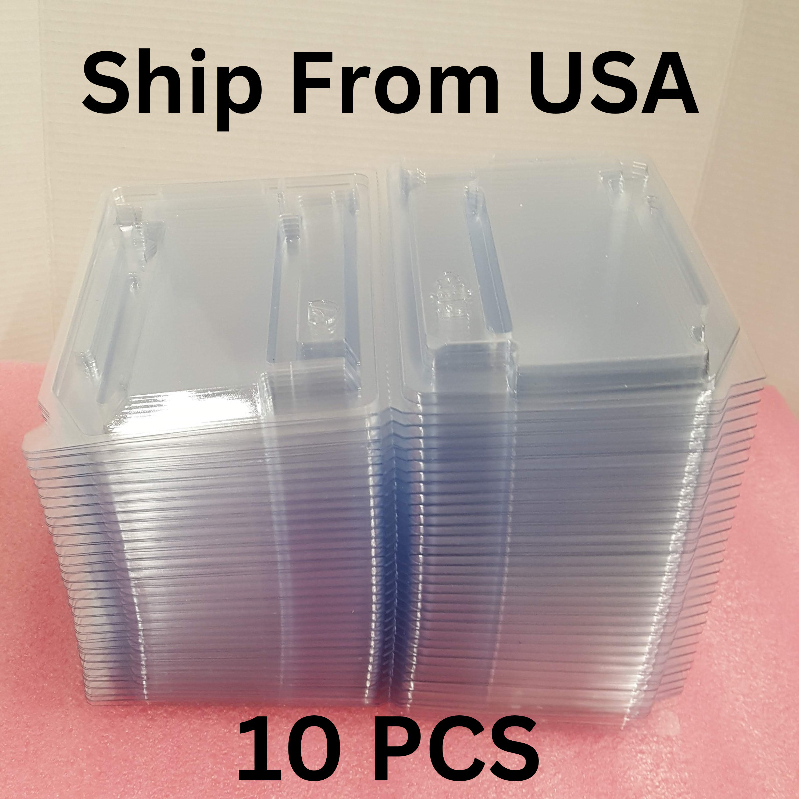 10 PIECES CLEAR PLASTIC CLAMSHELL CASES FOR HBA RAID NETWORK CARDS FAST SHIPPING