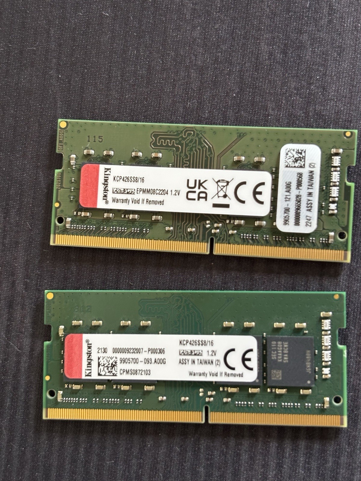 Kingston KCP426SS8/16 32GB (2x16GB) DDR4-2666 SO-DIMM 260-Pin Non-ECC