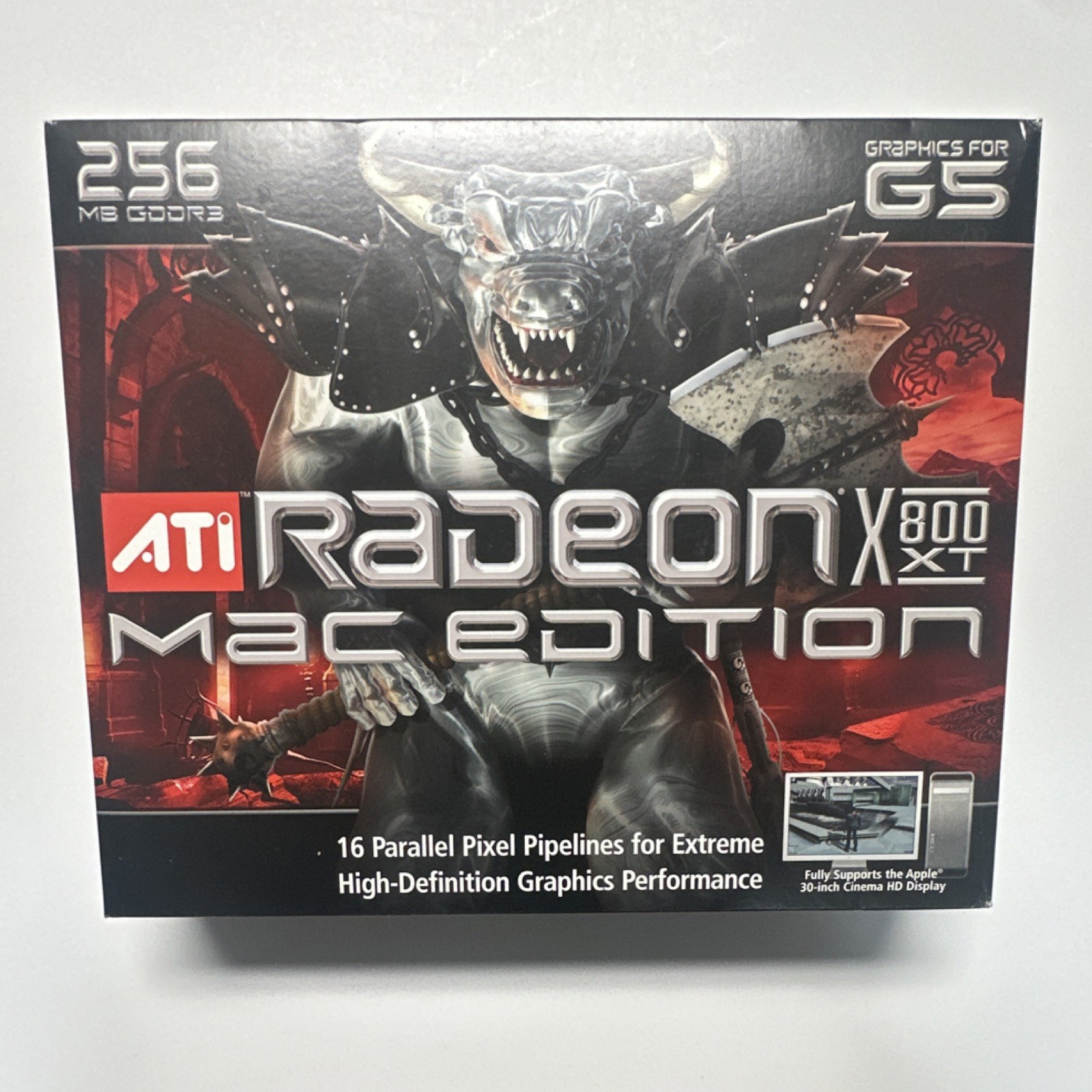 ATI Radeon X800 XT Mac Edition 256MB GDDR3 AGP 8X DVI OpenGL Multi