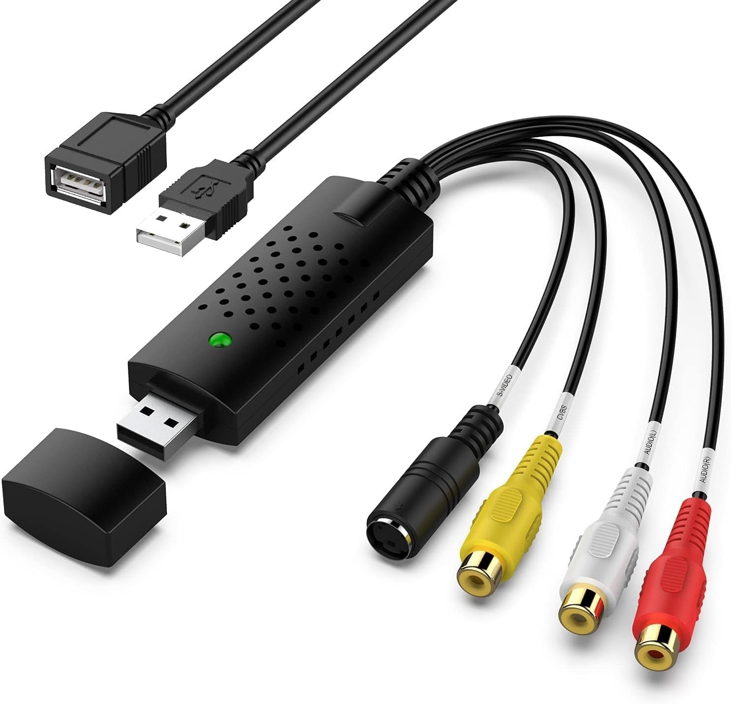 Video Capture Card, USB Video Capture Device,RCA to USB Audio Video Converter…