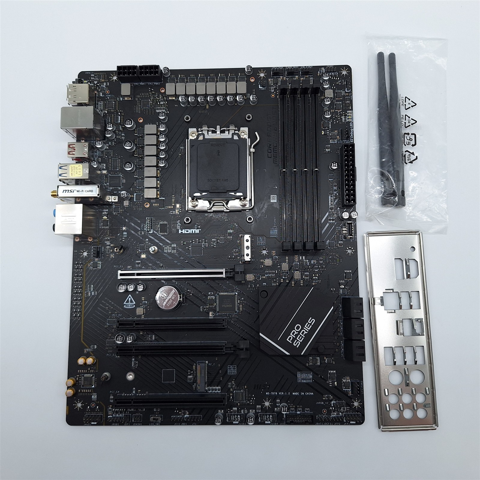 MSI PRO B650-VC WiFi AMD Chipset B650 Socket AM5 DDR5 M.2 SATA ATX