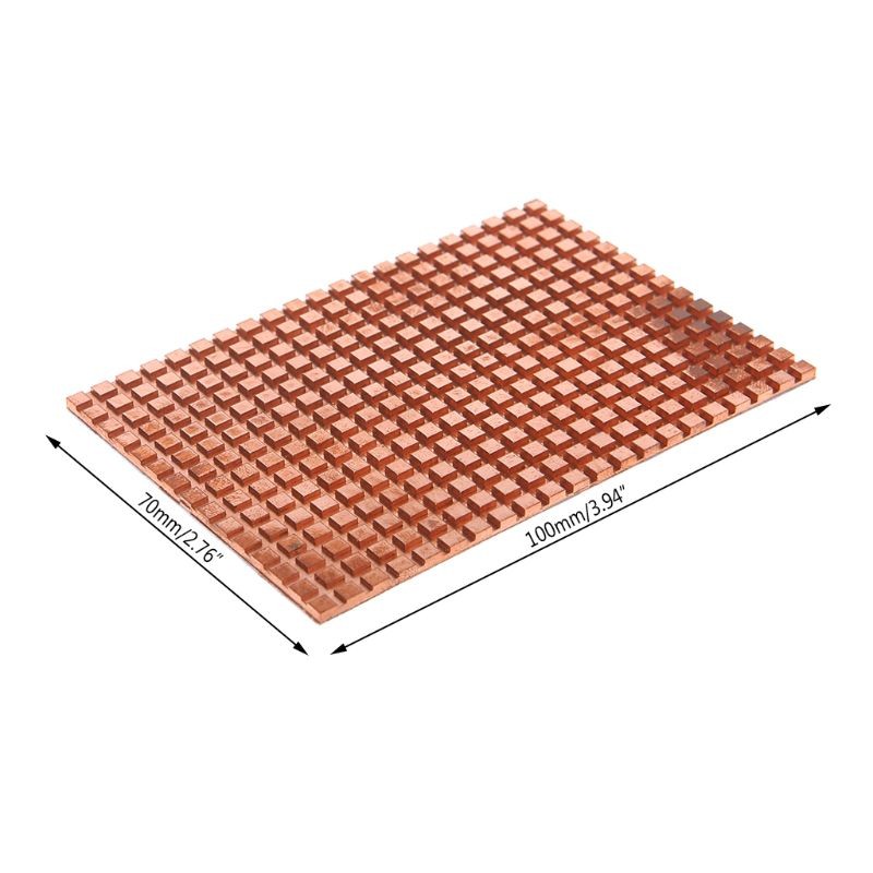 Pure Copper 2.5in Mechanical Hard Disk SSD Heat Sink Cooler Radiator Ultra-thin