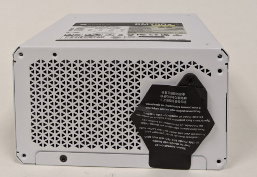 Corsair RM750x SHIFT White 750W 80+ Gold Fully Modular PSU Open Box