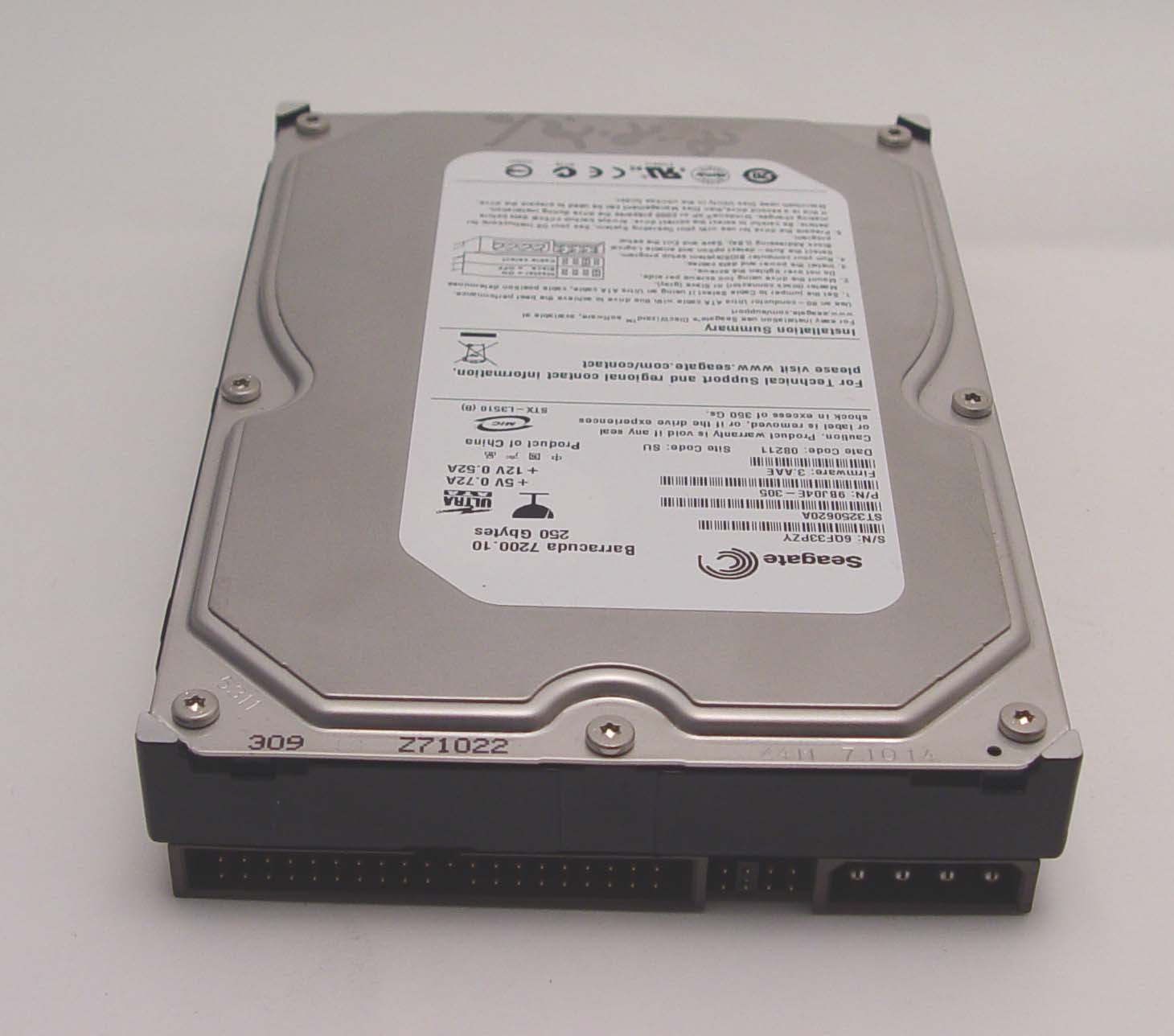 80GB IDE HDD for Powermac G4 Quicksilver MDD model OS 9.2.2 and 10.4.11