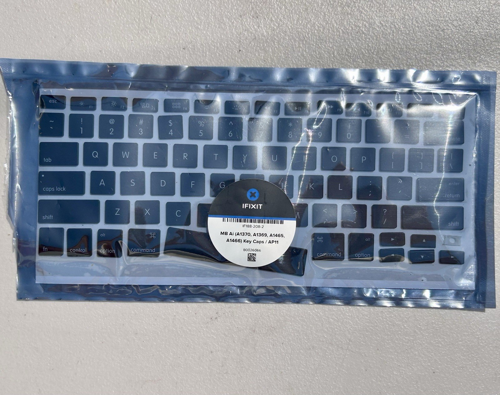 MacBook Air Key Caps IFIXIT Full Set A1370 A1369 A1465 A1466 2017 2016 2015 etc.