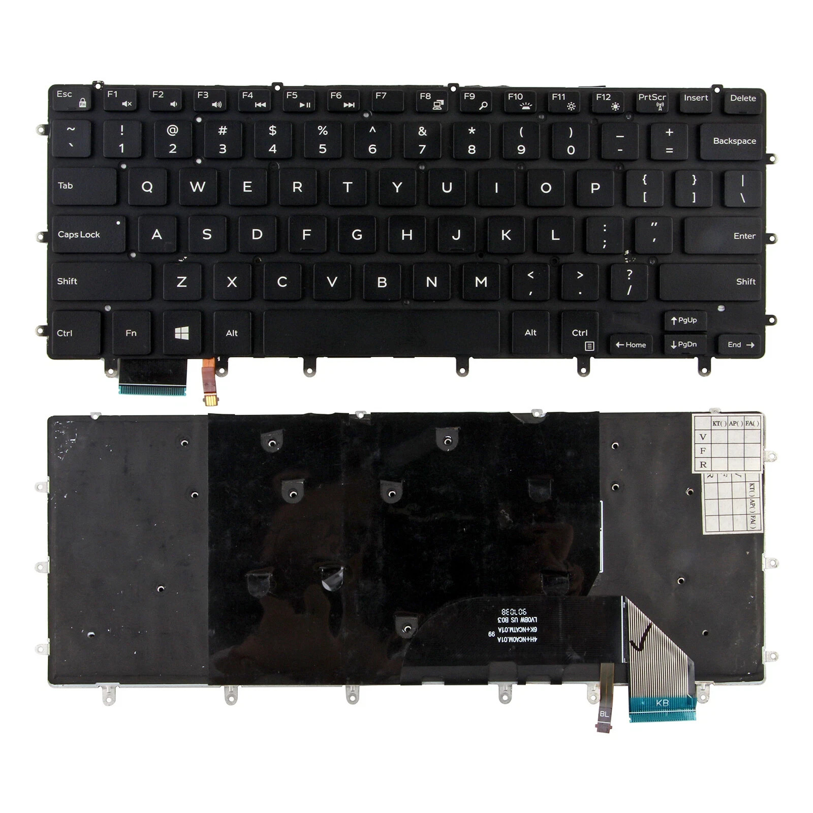New for Dell XPS 9550 9560 9570 Laptop US Backlit Keyboard 0GDT9F GDT9F