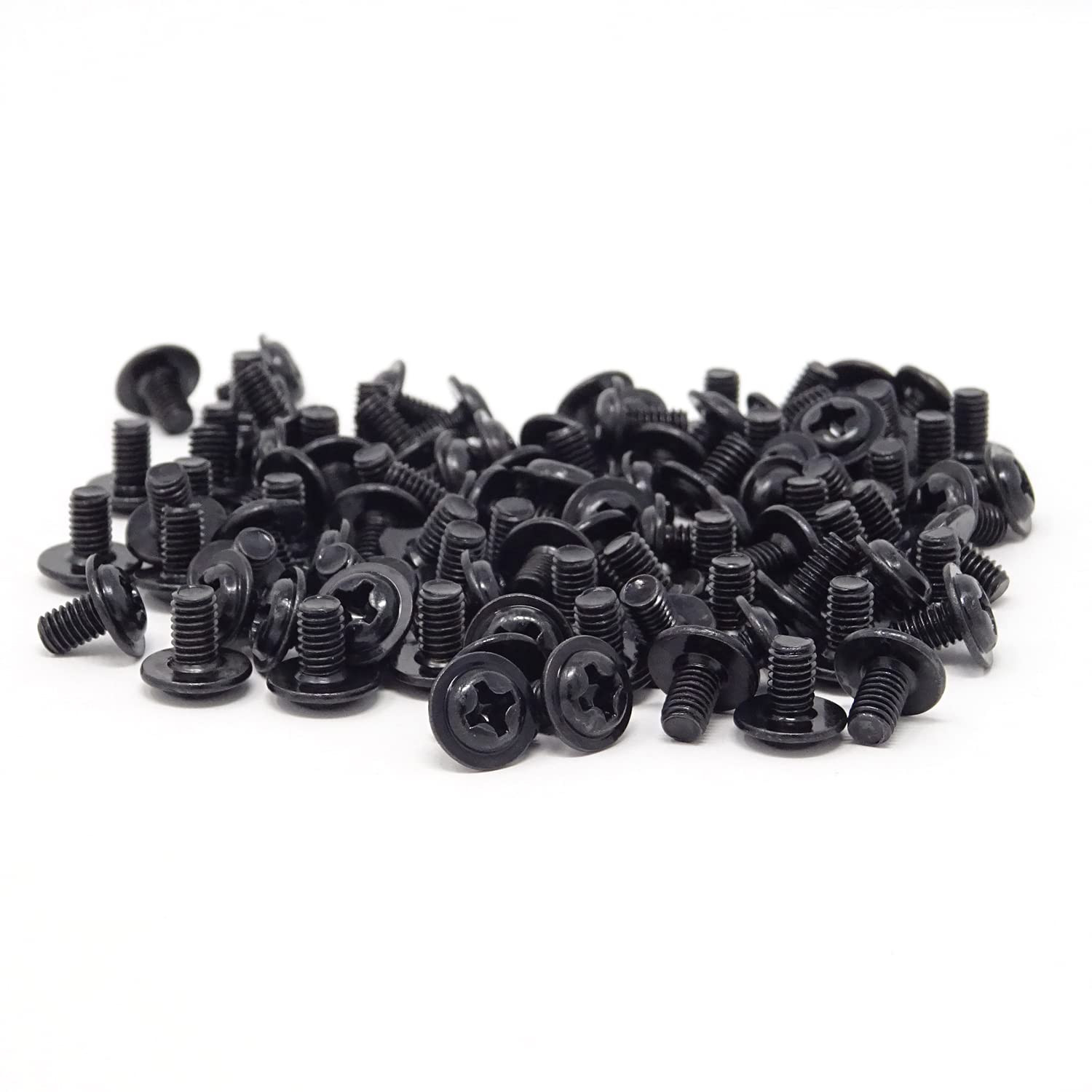 100PCS M3x5 Round Head PC Mounting Computer Screws Computer Case Fixed Motherboa