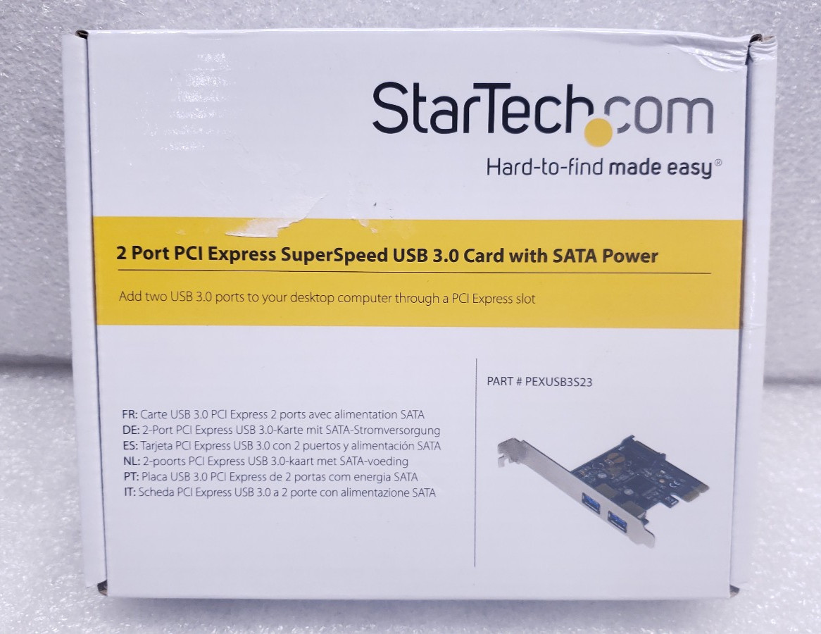 StarTech.com 2 Port PCI Express PCIe SuperSpeed USB 3.0 Controller Card #99