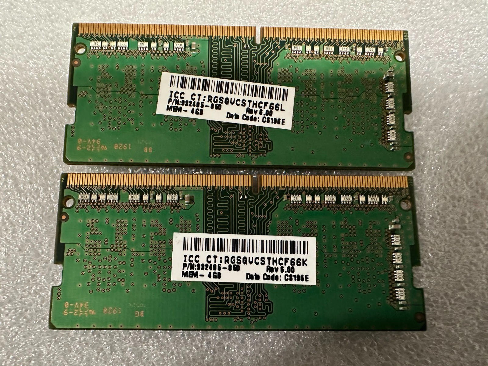 Samsung 8GB 2x 4GB Memory 1Rx16 PC4-2666V-SC0-11 M471A5244CB0-CTD