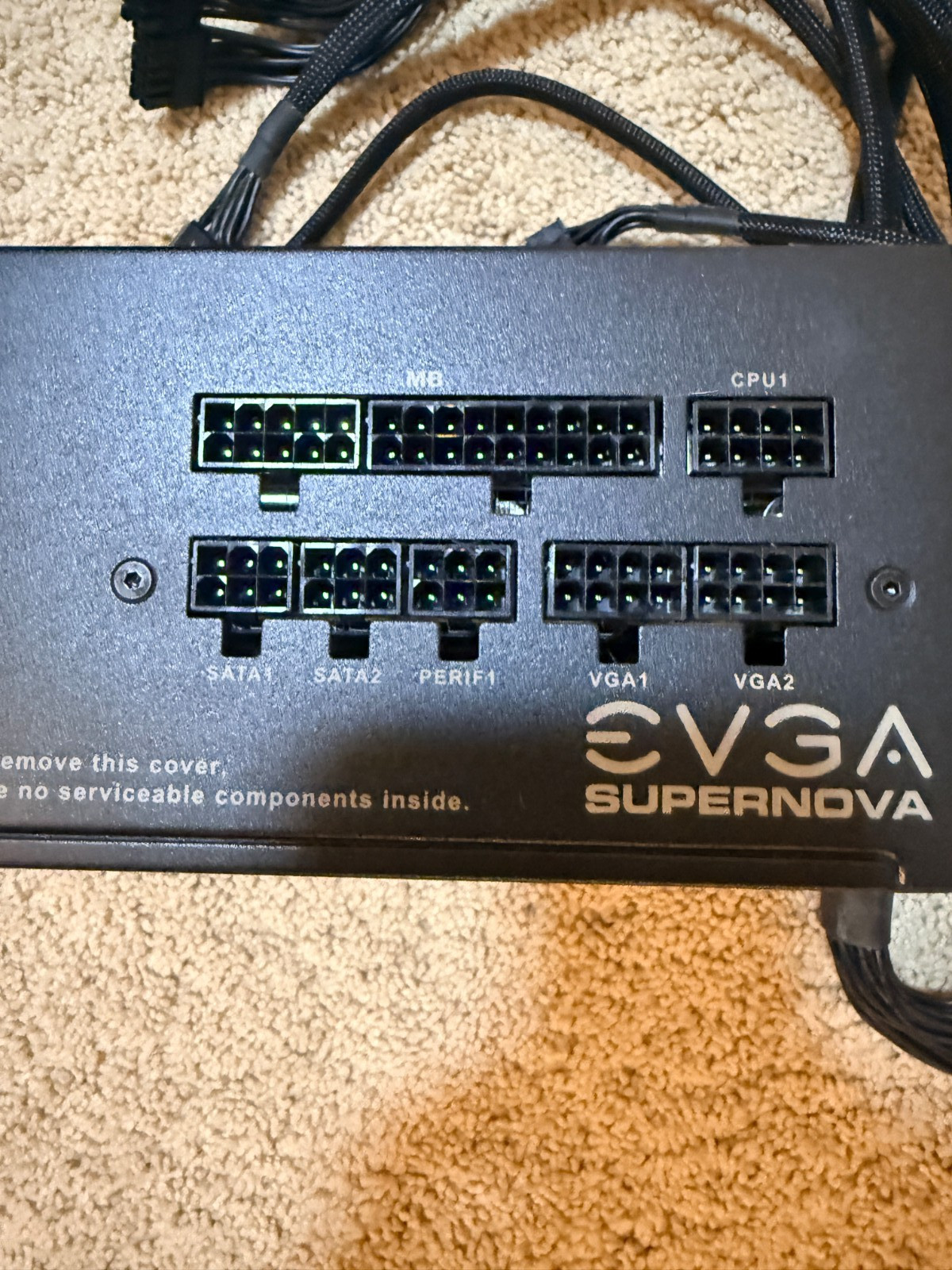 EVGA SuperNOVA 650 G2 650W 80 Plus Gold Fully-Modular Power Supply PSU
