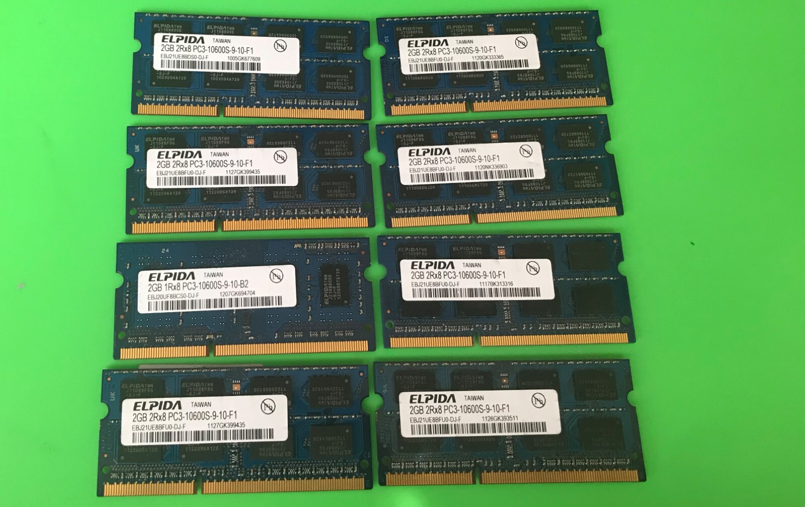 ELPIDA EBJ21UE8BFU0-DJ-F 2GB 1333MHz – PC3-10600S DDR3-1333 Laptop Ram