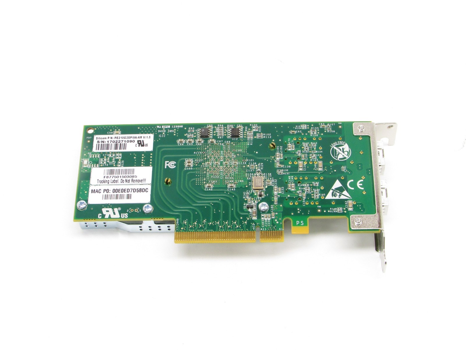 Silicom PE210G2SPI9A-XR Dual Port 10G Fiber Ethernet PCIe Server Adapter Card
