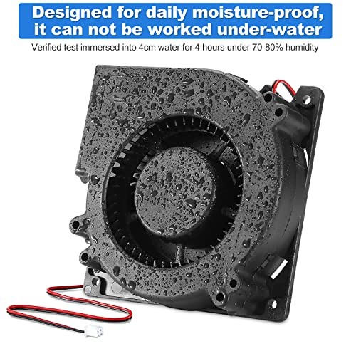 12V DC Blower Fan 120x32mm (4.72″) Brushless Exhaust High Airflow 3000RPM – 2
