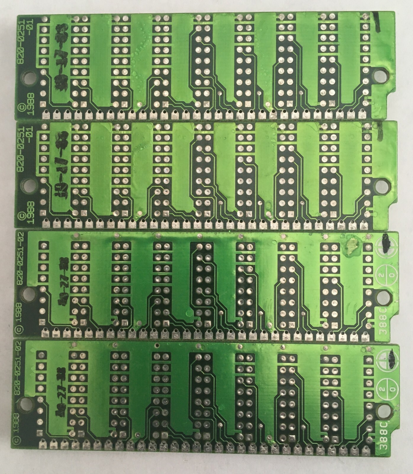 Apple 820-0251-01 256KBx8 120NS 30-pin DRAM SIMM for Mac Plus & SE (set of 4)