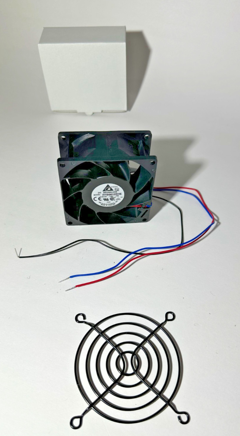 Delta FFB0812EHE 80mm DC Brushless Fan 12V 1.35A High Airflow Grill Guard NEW