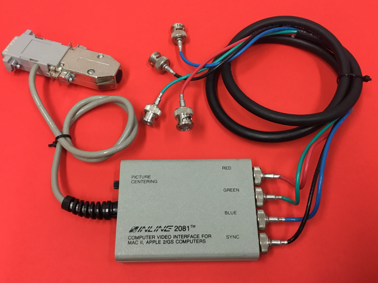 INLINE 2081 – Computer video Interface for MAC II, Apple 2/GS Computers