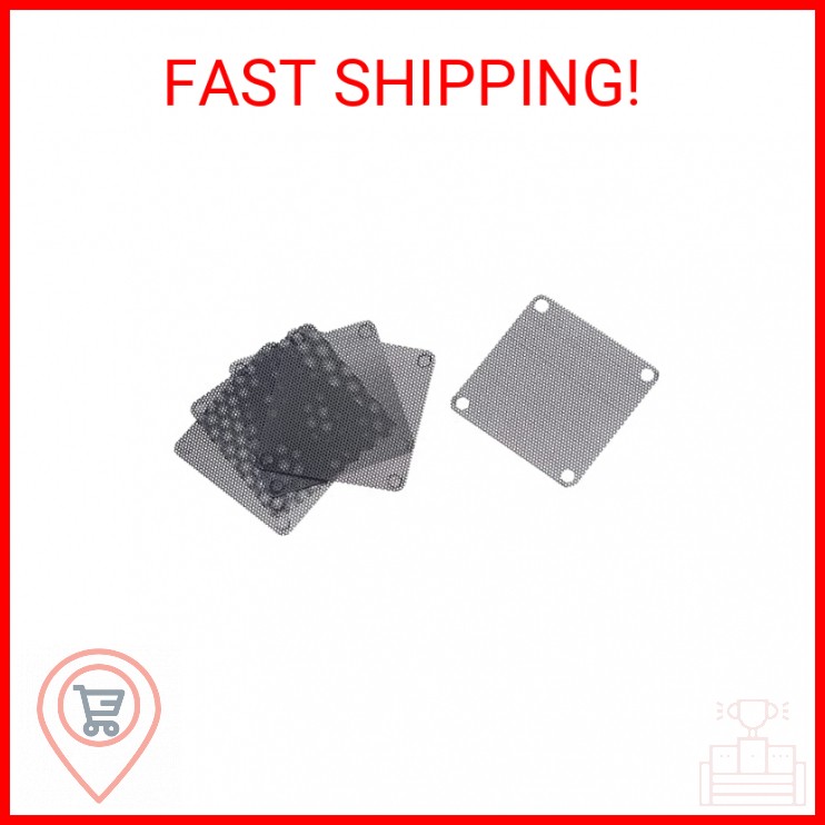 uxcell PC Dust Fan Screen with Screws for Cooling Dustproof Case Cover PVC 60mm