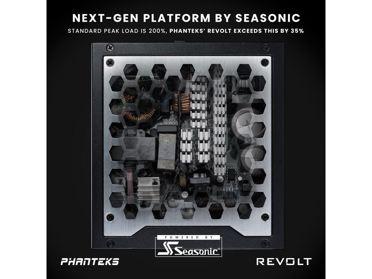 Phanteks Revolt 1200W 80PLUS Platinum, ATX 3.0, PCIe 5.0, Fully Modular, Power S