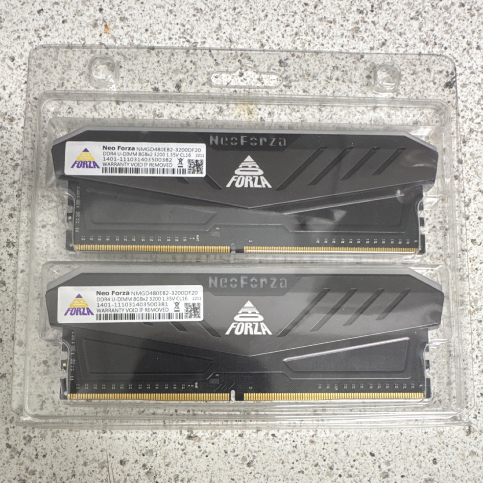 Neo Forza DDR4-3200 UDIMM 16GB (2x8GB) Desktop RAM NMGD480E82-3200DF20
