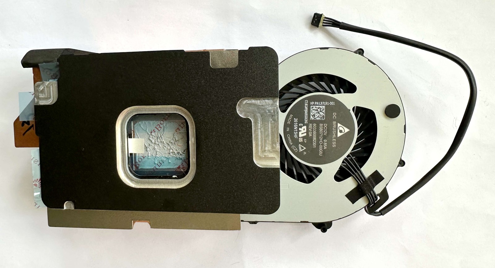 HP Z2 Mini G5 Nvidia RTX3000 6GB 80W heat sink and fan