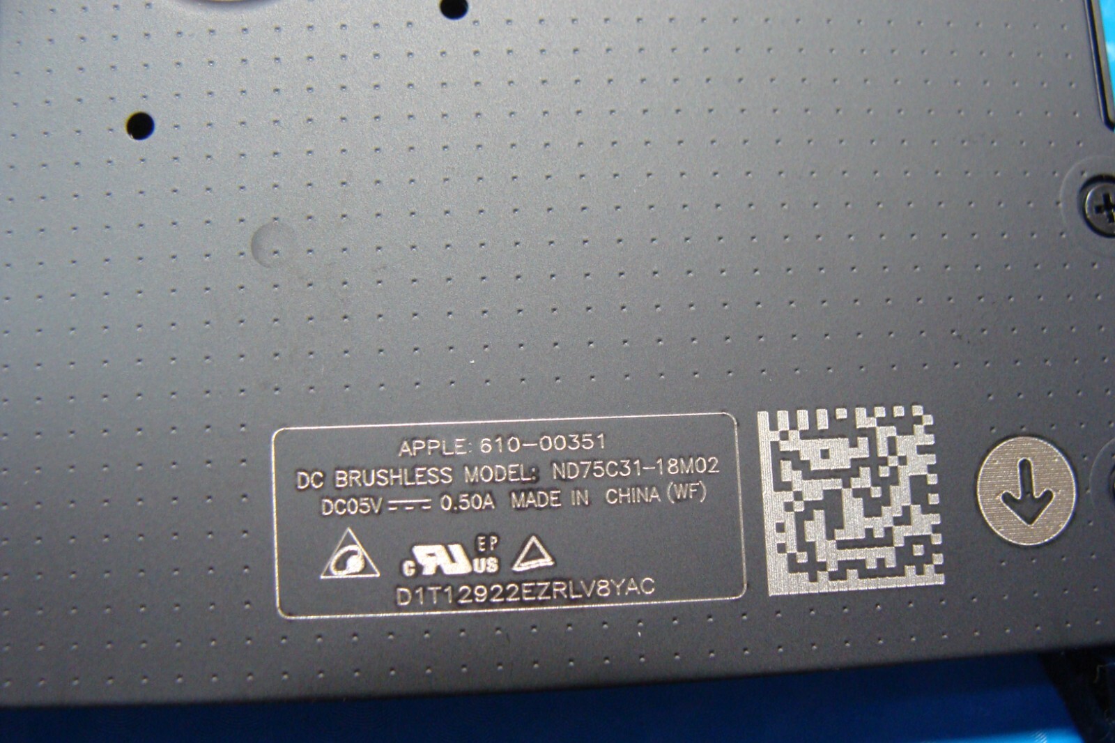 MacBook Pro 16″ A2141 2019 MVVJ2LL MVVK2LL Right & Left Fans 923-03874 923-03875