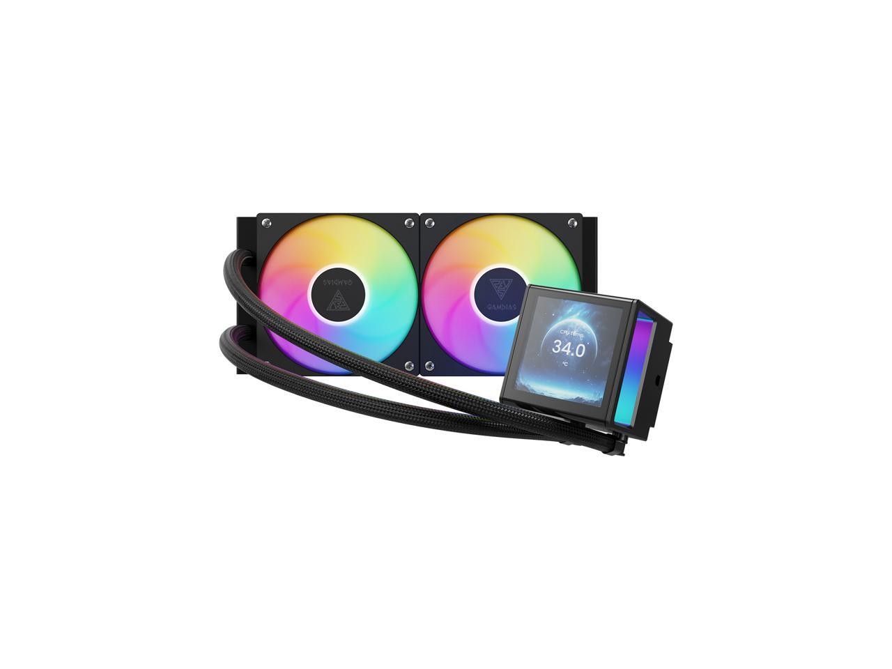 Gamdias GDCHIONEP5240 Chione P5-240 240mm AIO Cooler Black