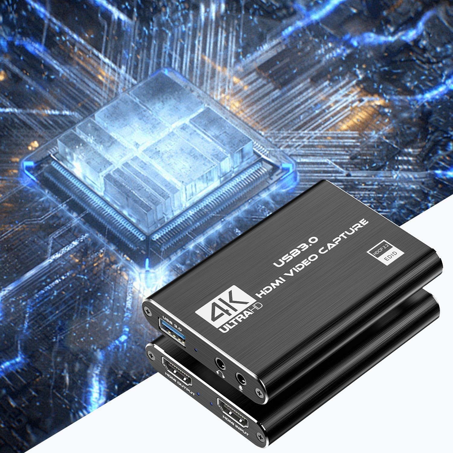 4K HDMI Capture Card for Streaming, Full HD 1080P 60FPS USB 3.0 Cam Link Game…
