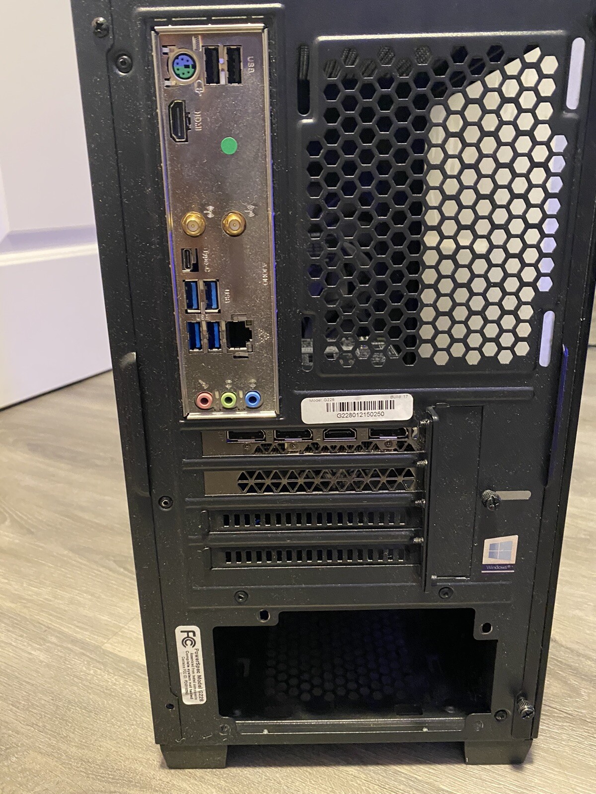 PowerSpec G509 Gaming Computer Case With A 1660 Super Graphics Card￼