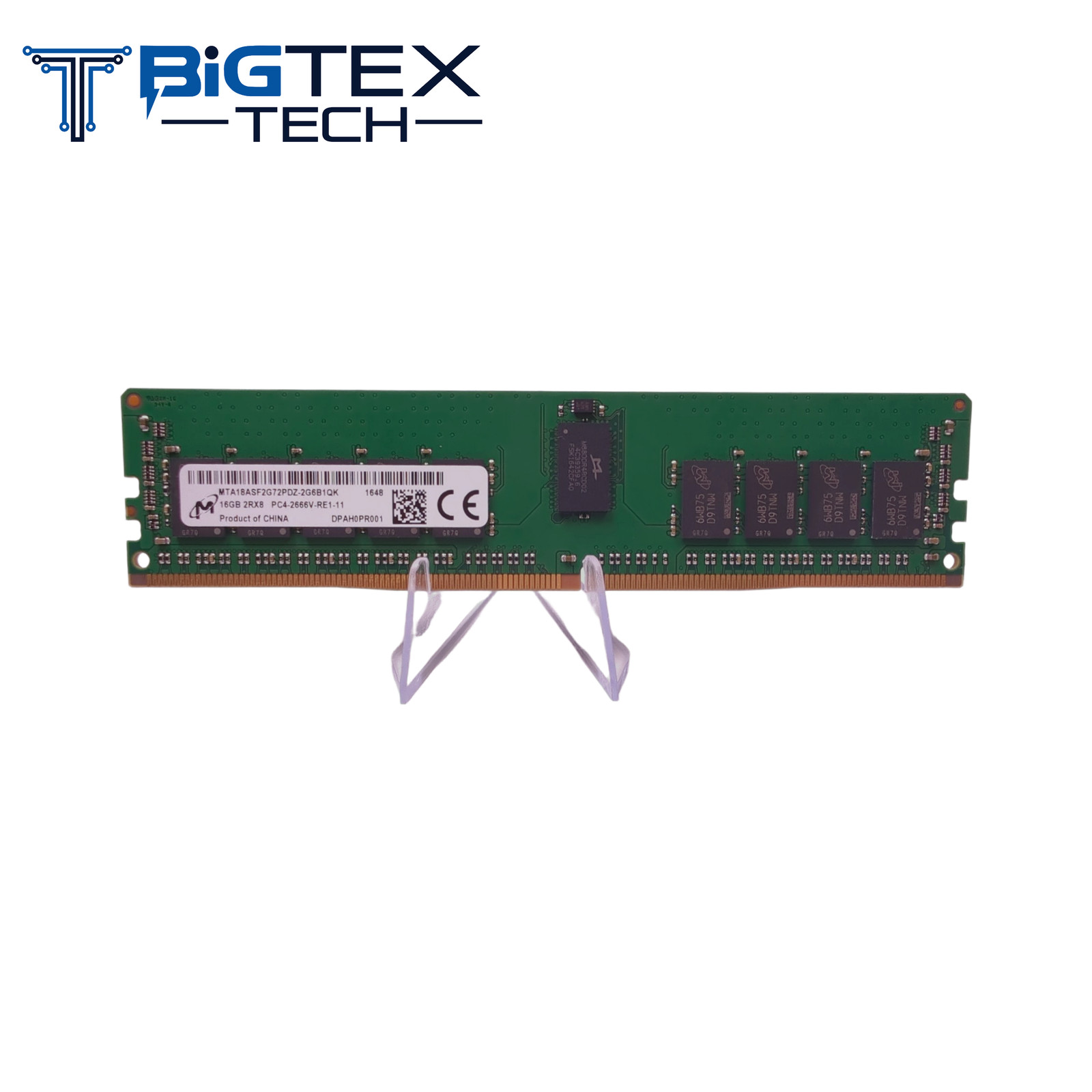 Micron 16GB DDR4-2666 PC4-21300 ECC RDIMM 2Rx8 MTA18ASF2G72PDZ-2G6B1QK Server
